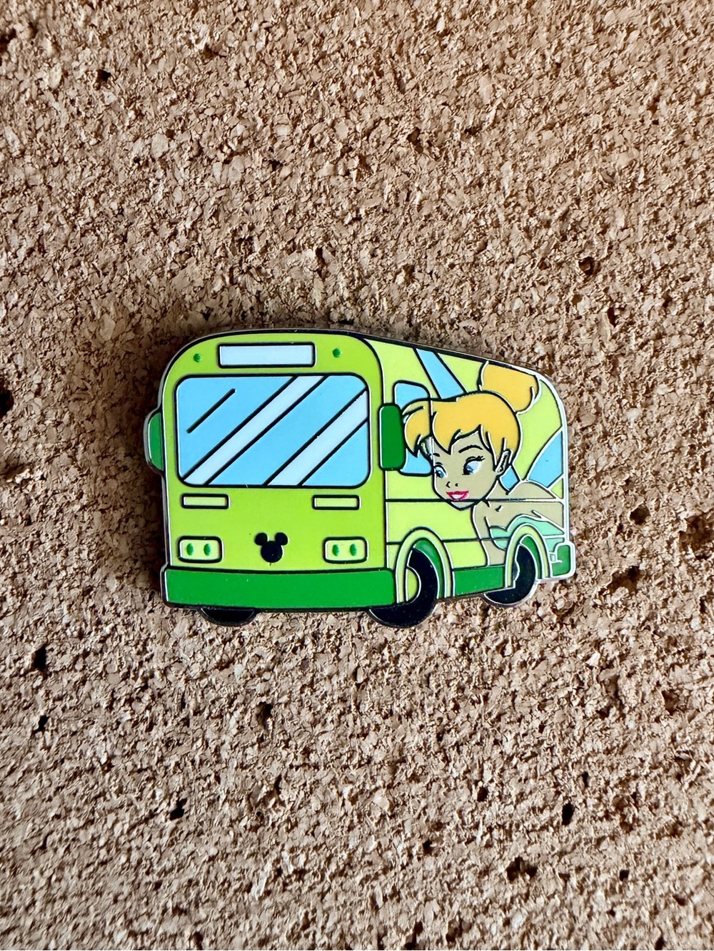 Disney World Hidden Disney 2026 Wave A Bus Enamel Pin - Tinker Bell